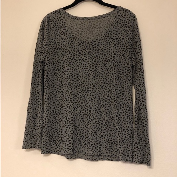 Loft Cheetah Burnout Long Long Sleeve - Picture 4 of 5